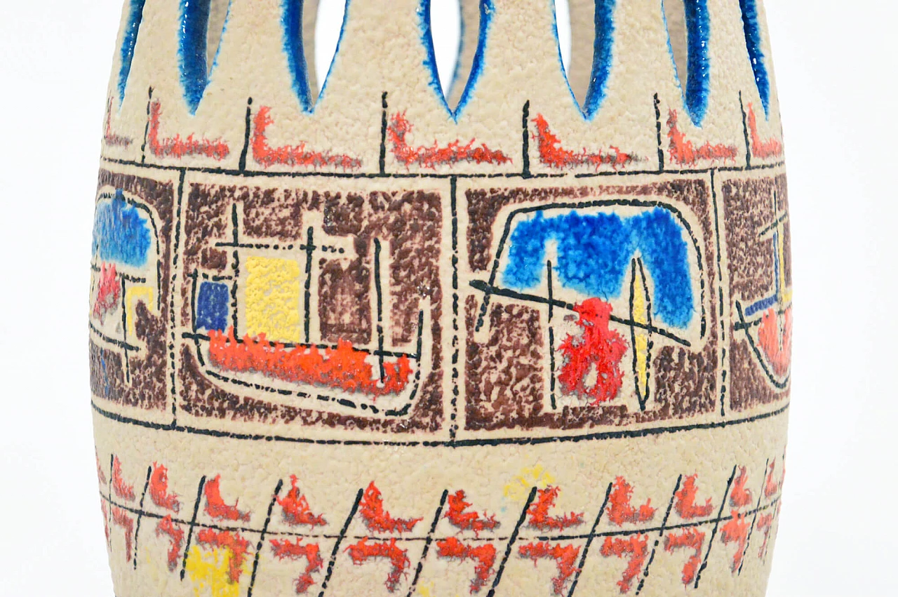 Lampada da terra in ceramica, anni '50 1173811