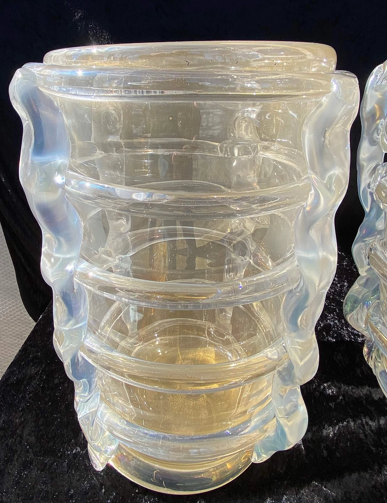Pair of Murano glass vases, 70s 1174094