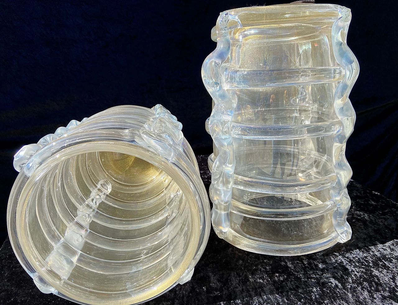 Pair of Murano glass vases, 70s 1174095