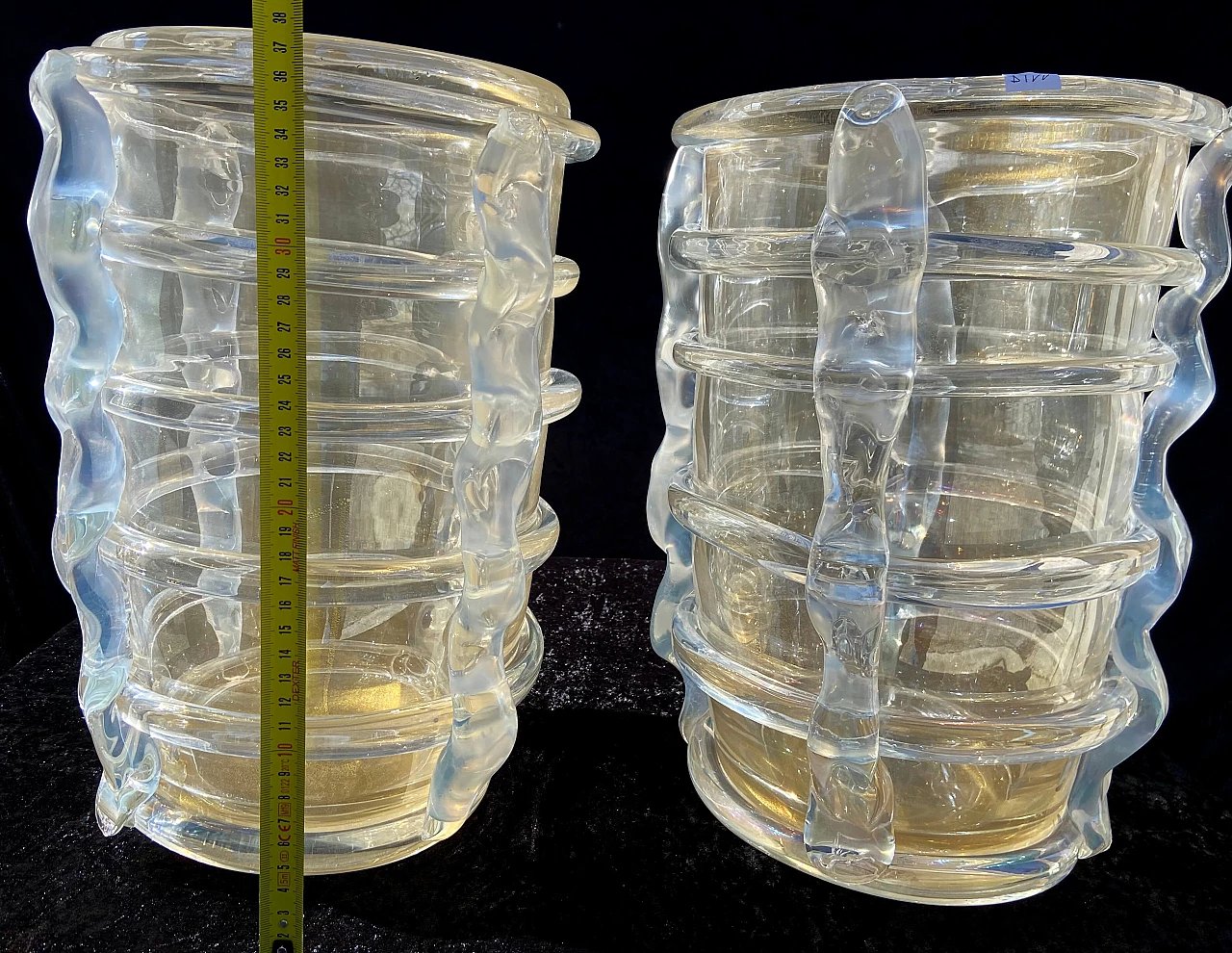 Pair of Murano glass vases, 70s 1174097