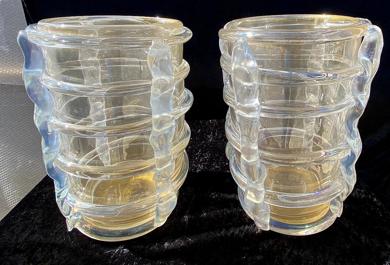 Pair of Murano glass vases, 70s 1174099