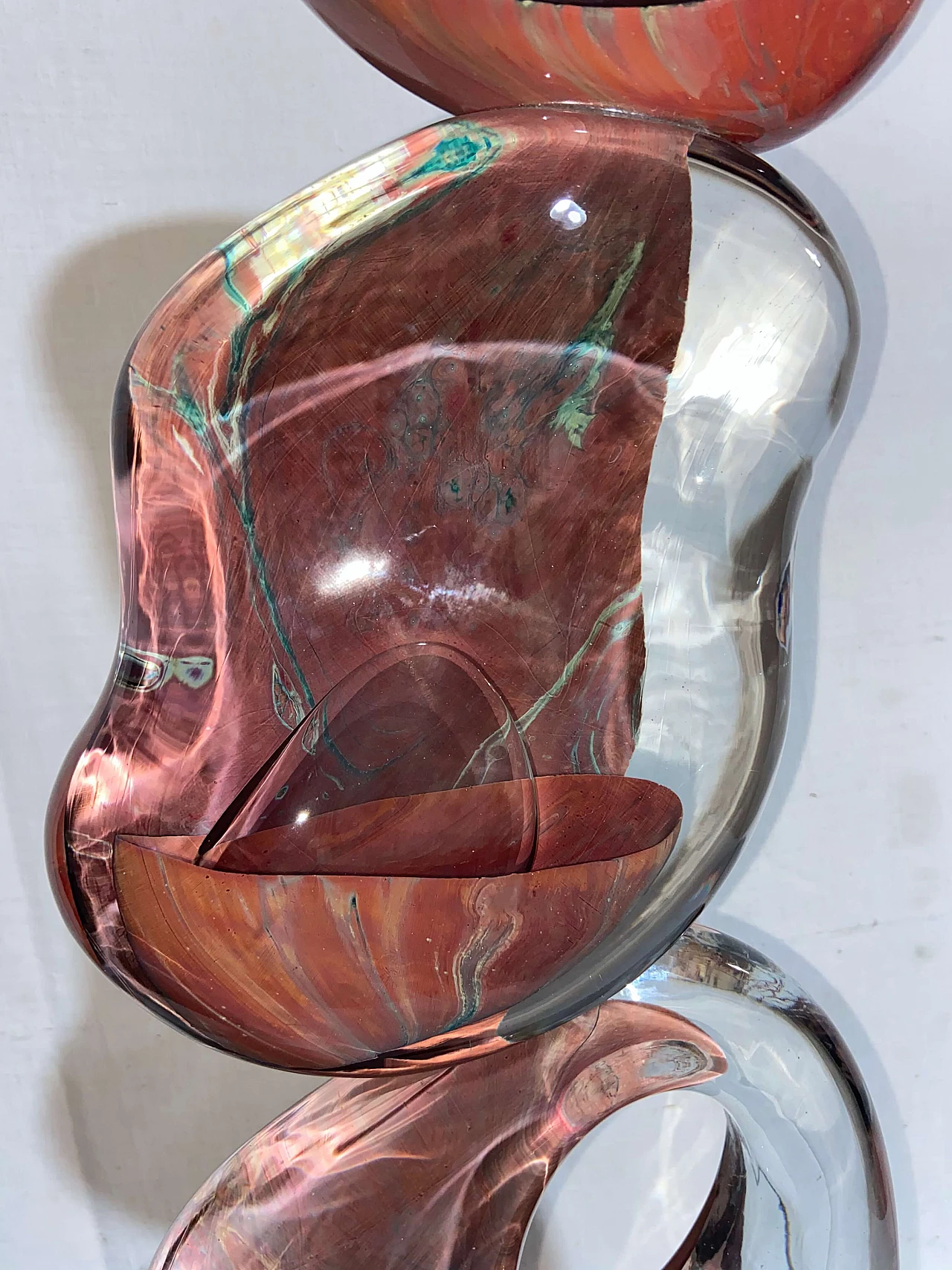 Scultura in vetro calcedonio di Murano 1174239