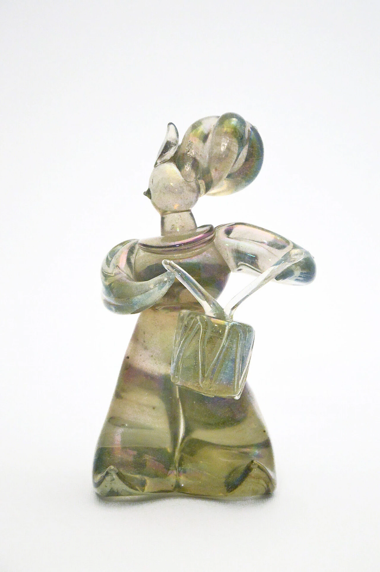 Figurine of Tamburino in Murano glass by Seguso, 30s 1174326