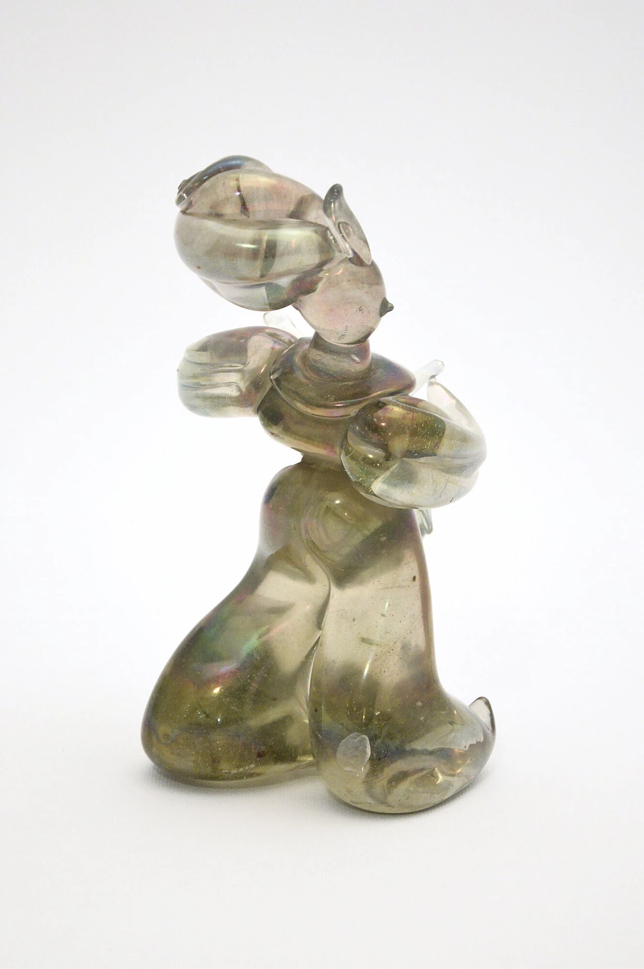 Figurine of Tamburino in Murano glass by Seguso, 30s 1174328