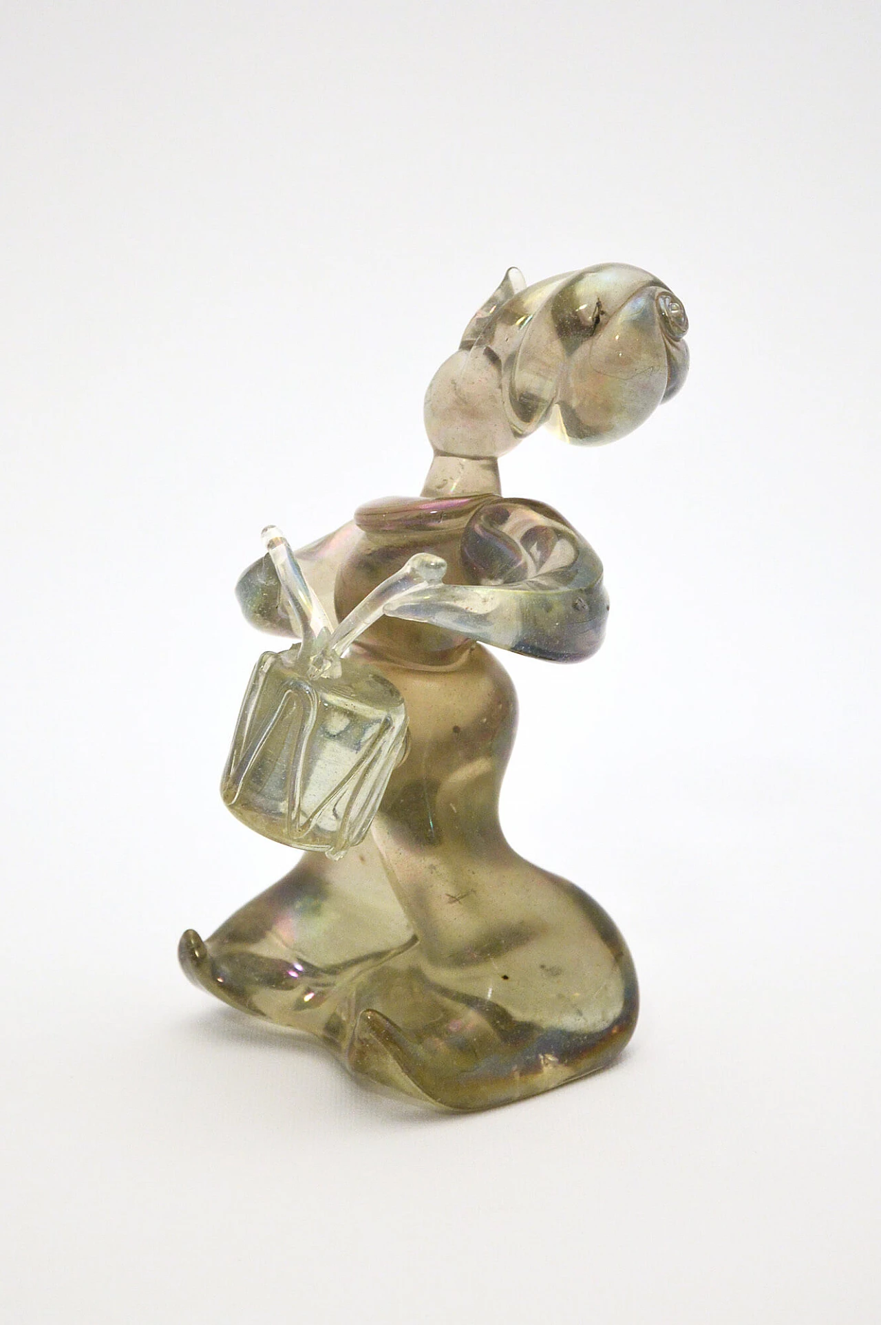 Figurine of Tamburino in Murano glass by Seguso, 30s 1174330