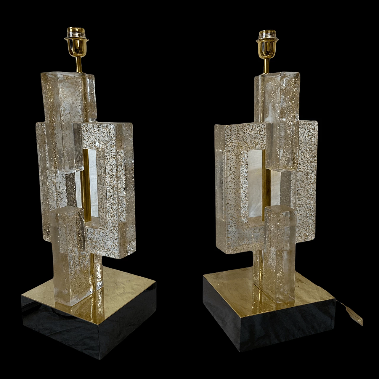 Pair of Murano glass lamps 1174613