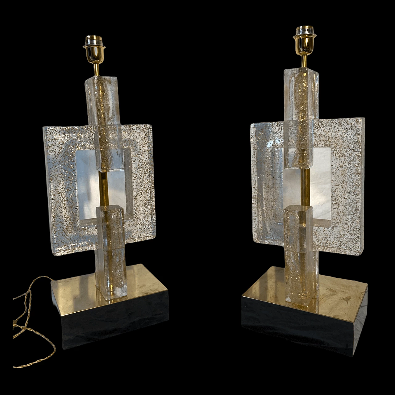 Pair of Murano glass lamps 1174615