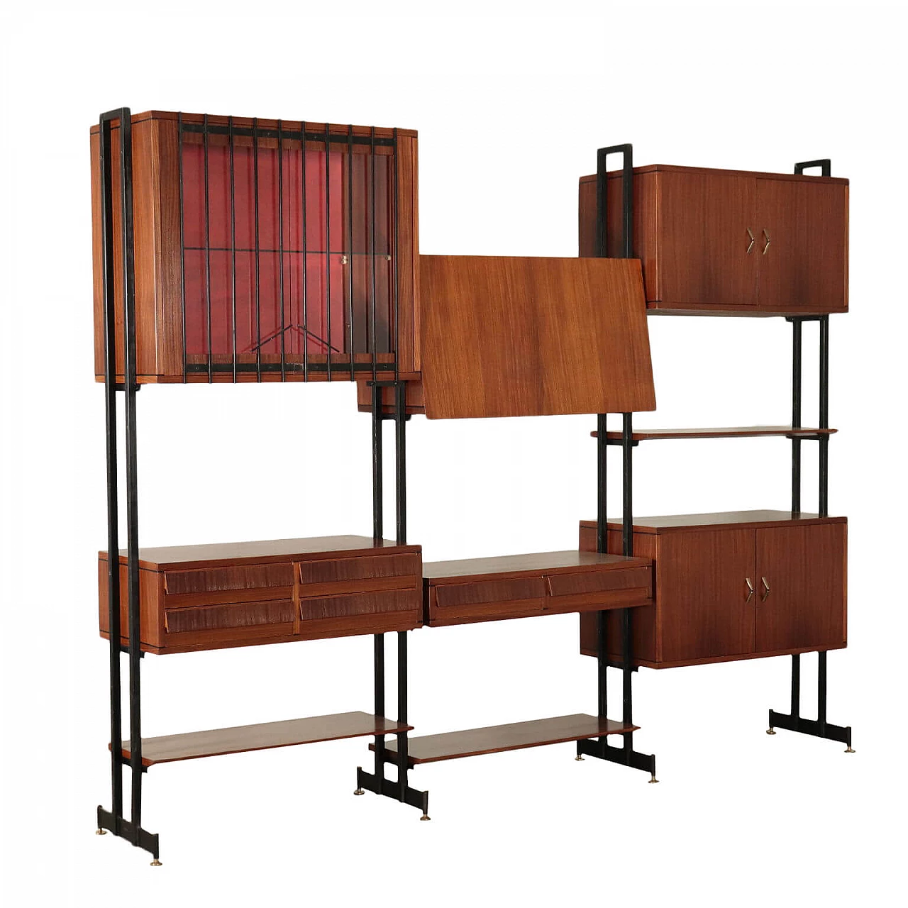Bookcase with adjustable elements, 60s 1174856