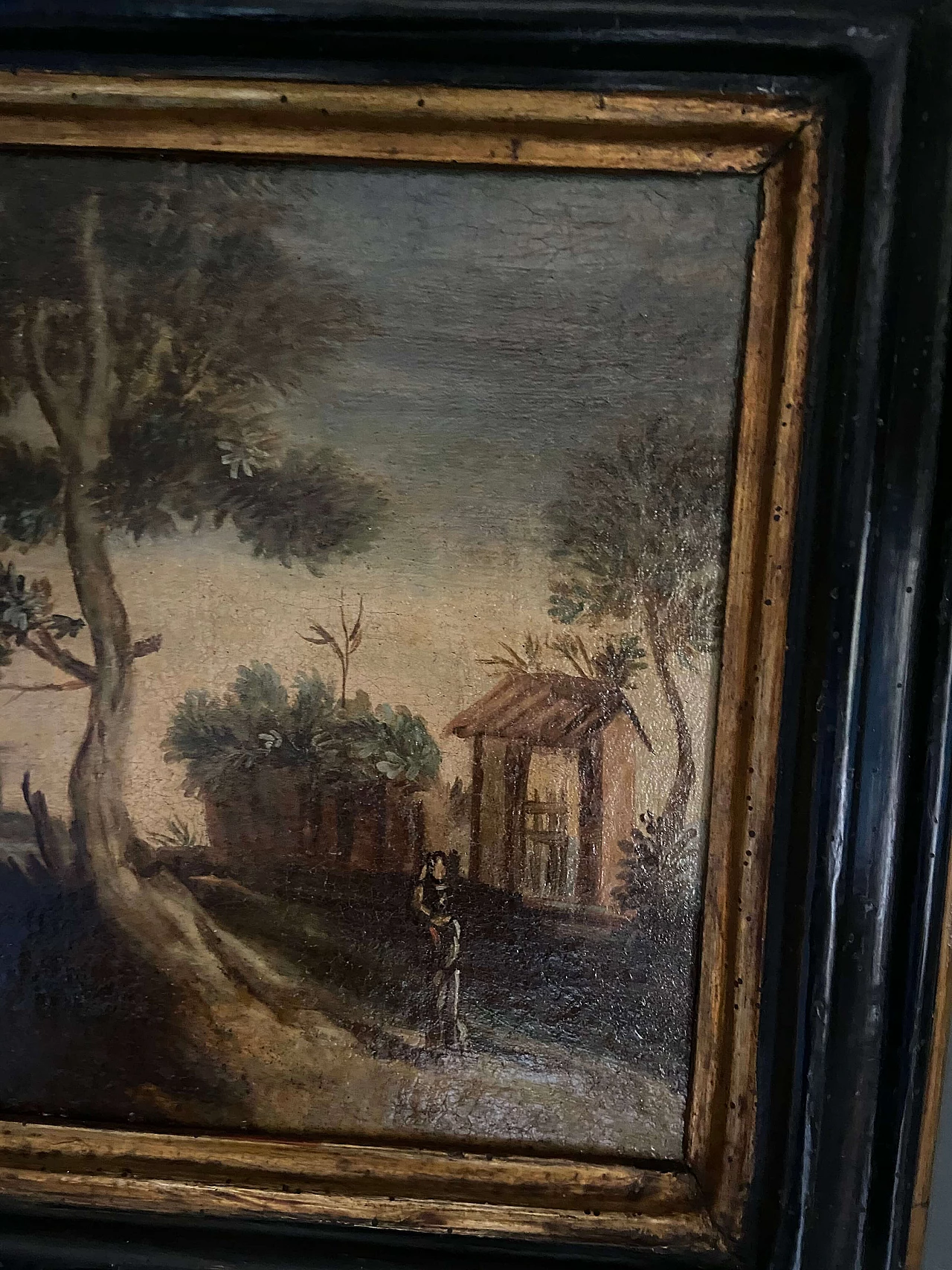 Second of a pair of Italian paintings with landscapes, 17th century 1175362
