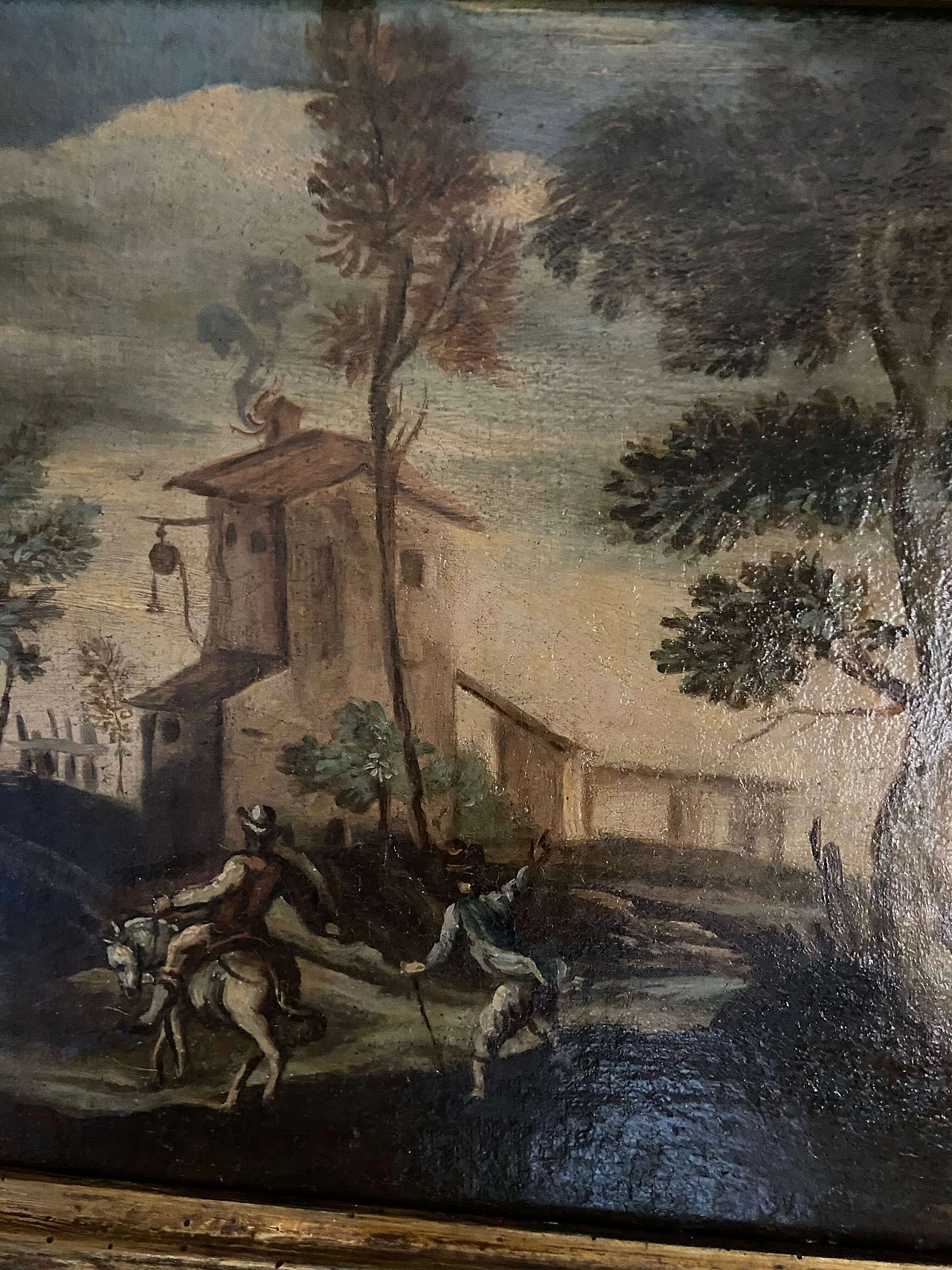 Second of a pair of Italian paintings with landscapes, 17th century 1175363