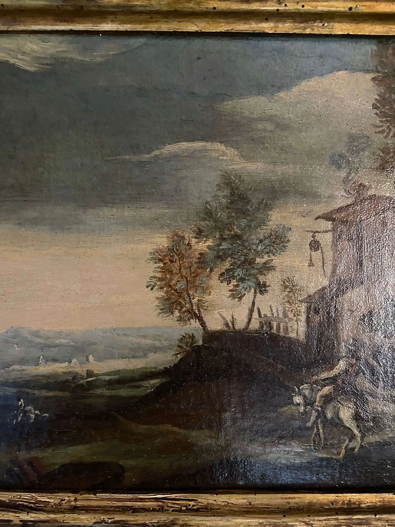 Second of a pair of Italian paintings with landscapes, 17th century 1175364