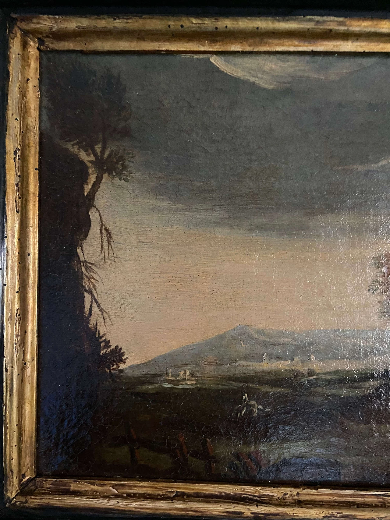 Second of a pair of Italian paintings with landscapes, 17th century 1175365