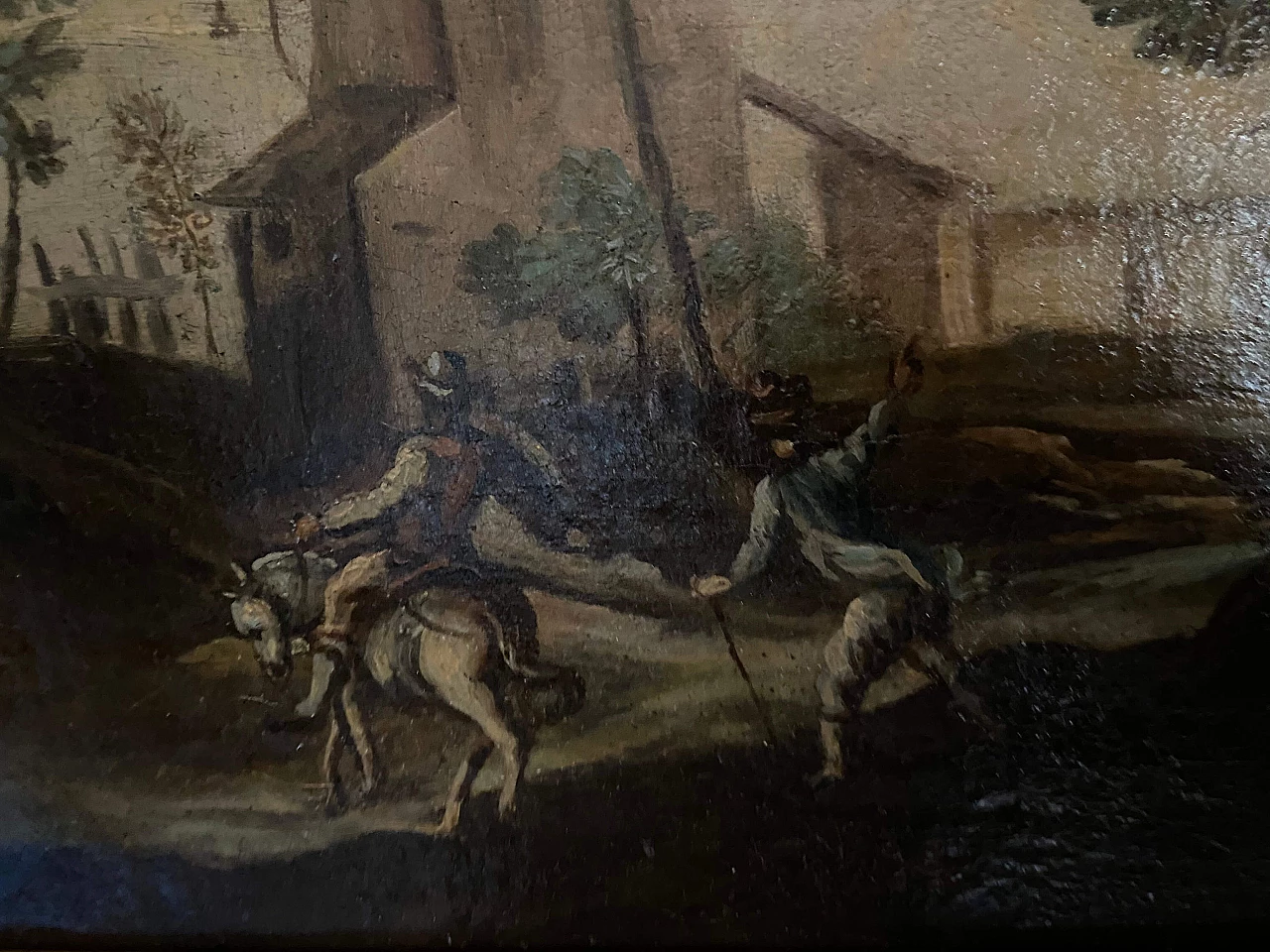 Second of a pair of Italian paintings with landscapes, 17th century 1175366