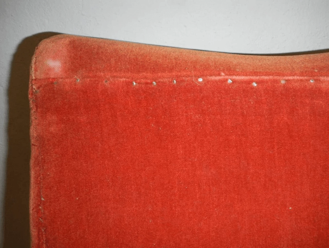 Italian velvet lounge chair, 40s 1175499