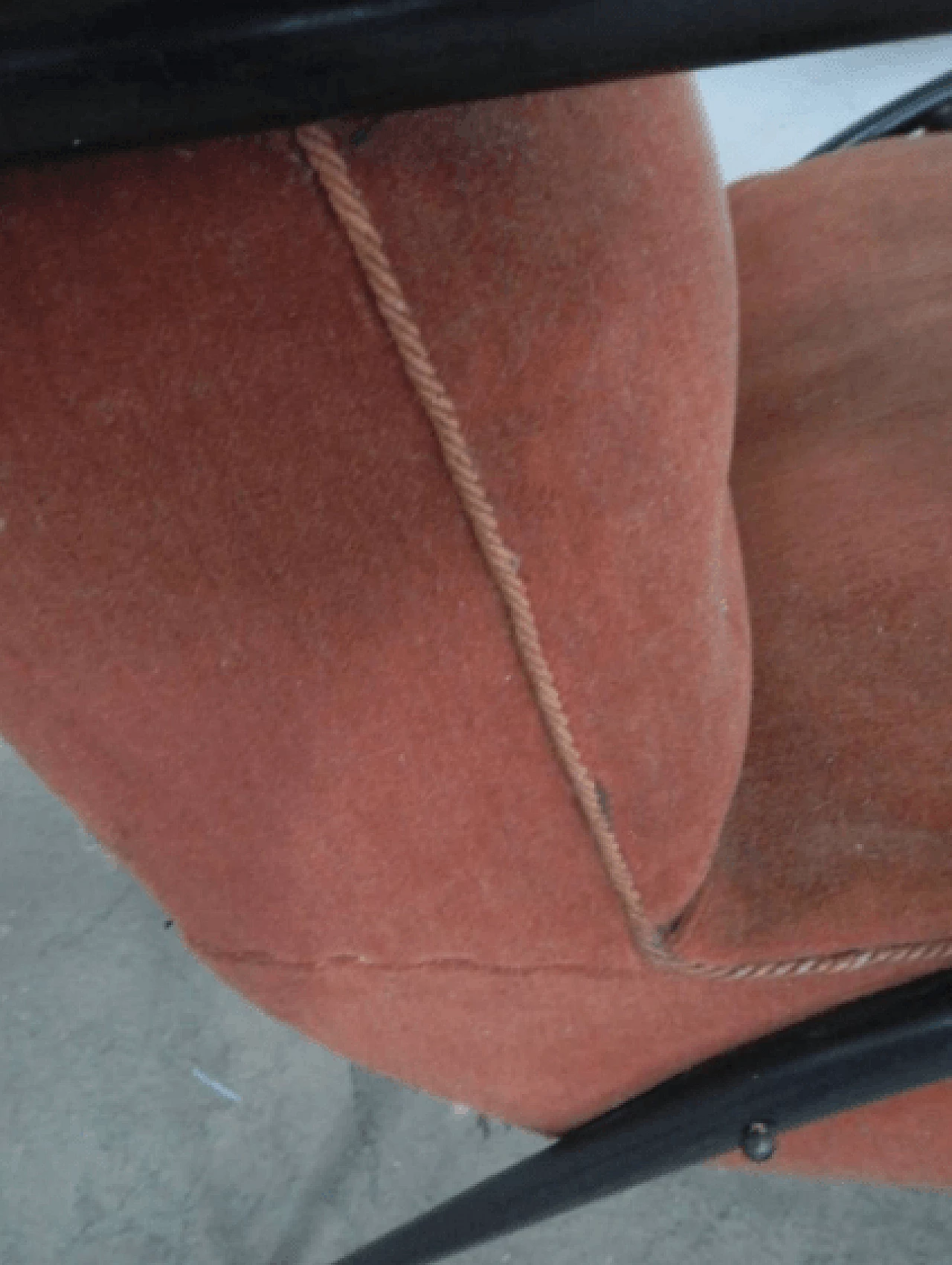 Italian velvet lounge chair, 40s 1175500