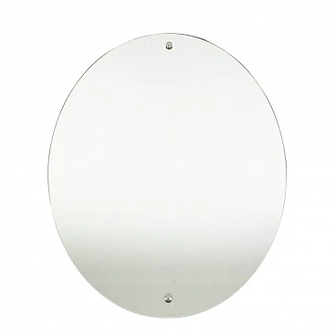 Oval wall mirror, 1950s