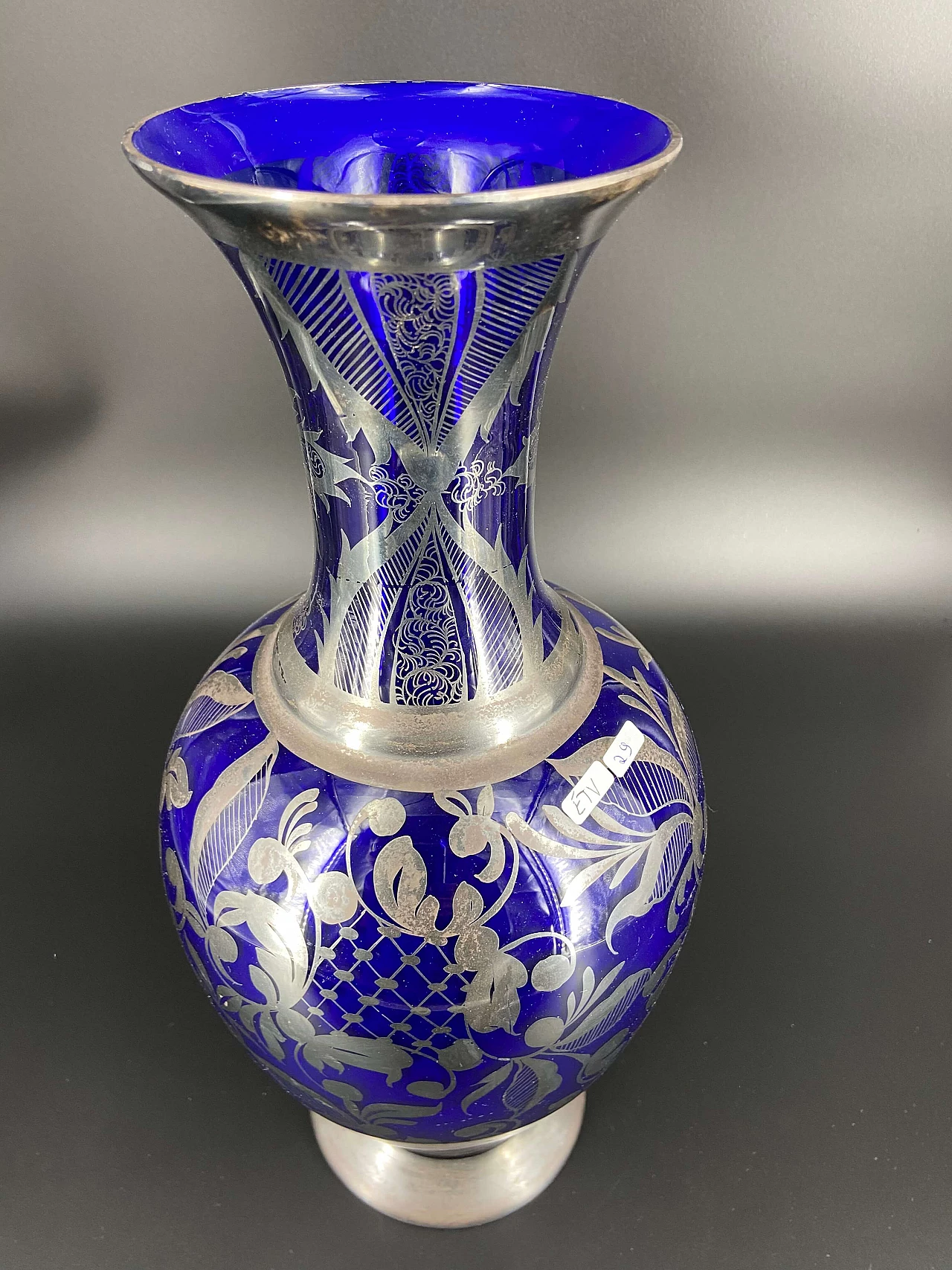 Cobalt blue Murano glass vase, 30s 1175793