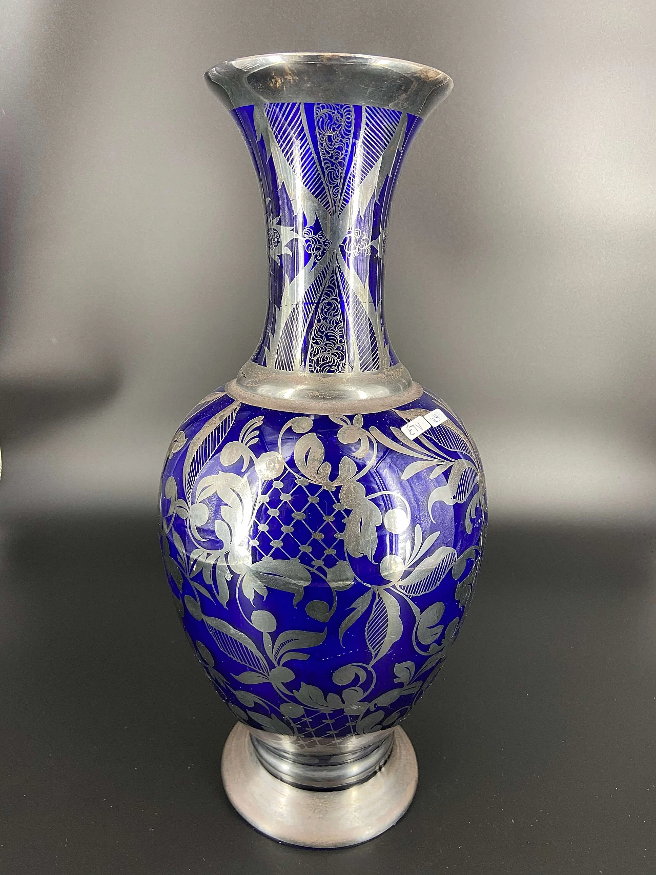 Cobalt blue Murano glass vase, 30s 1175794