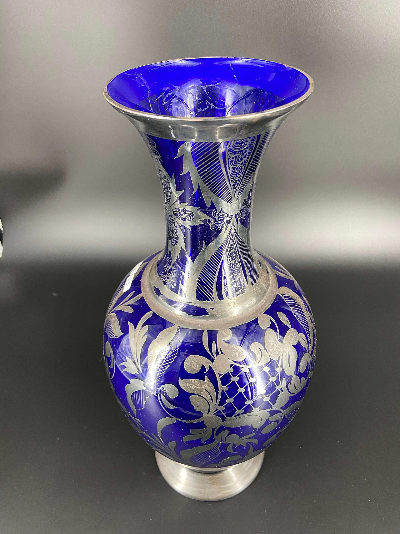 Cobalt blue Murano glass vase, 30s 1175797