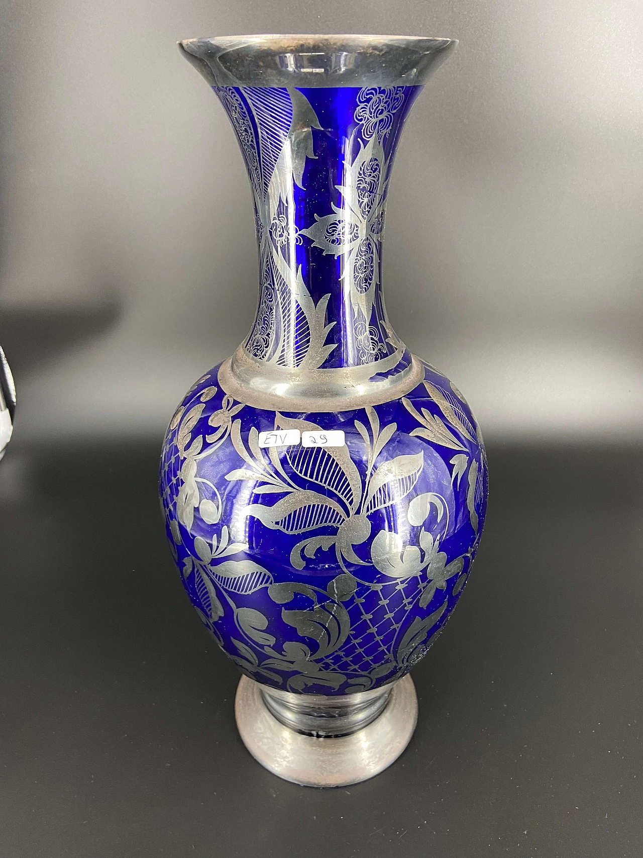 Cobalt blue Murano glass vase, 30s 1175798