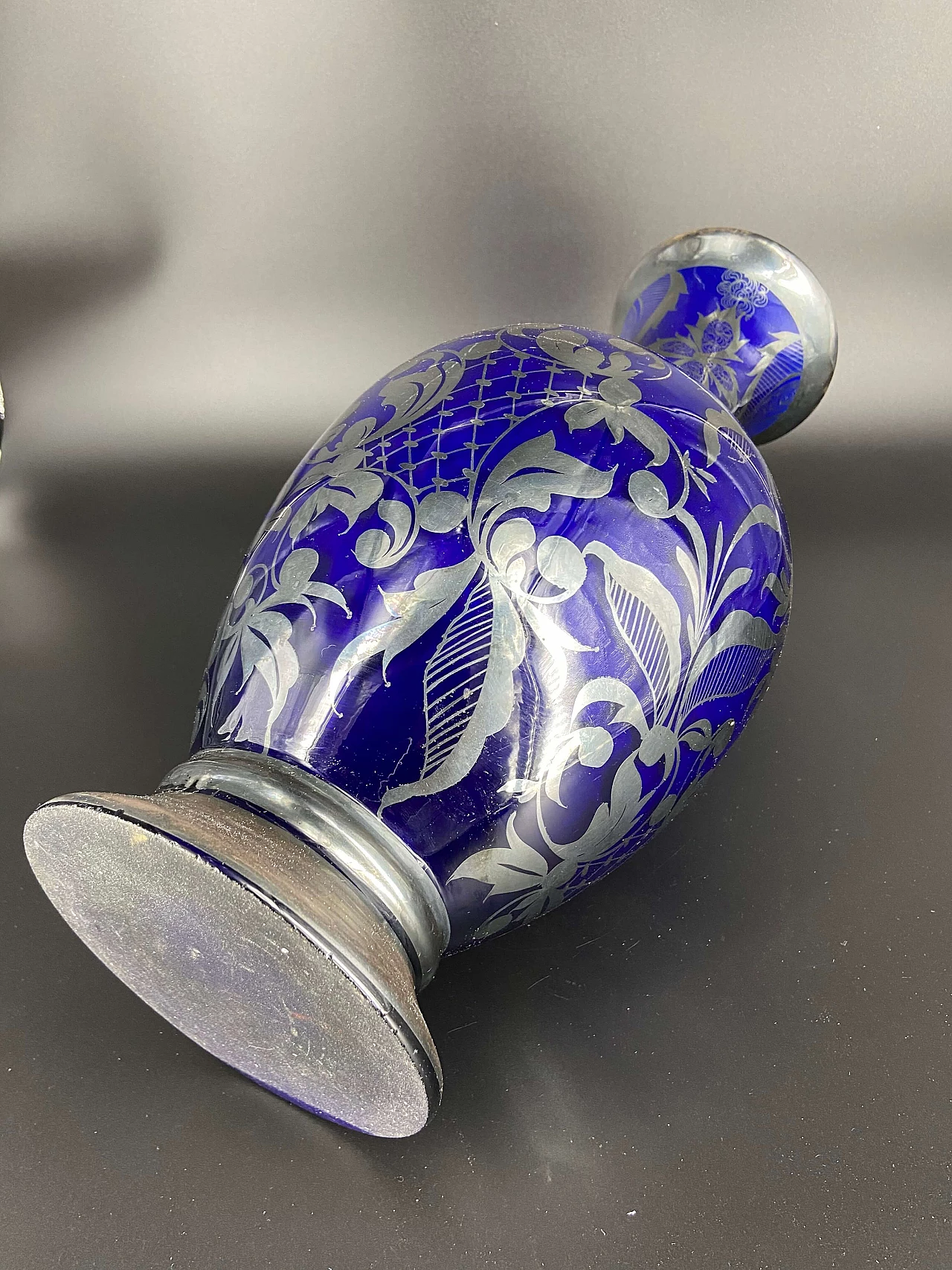 Cobalt blue Murano glass vase, 30s 1175800