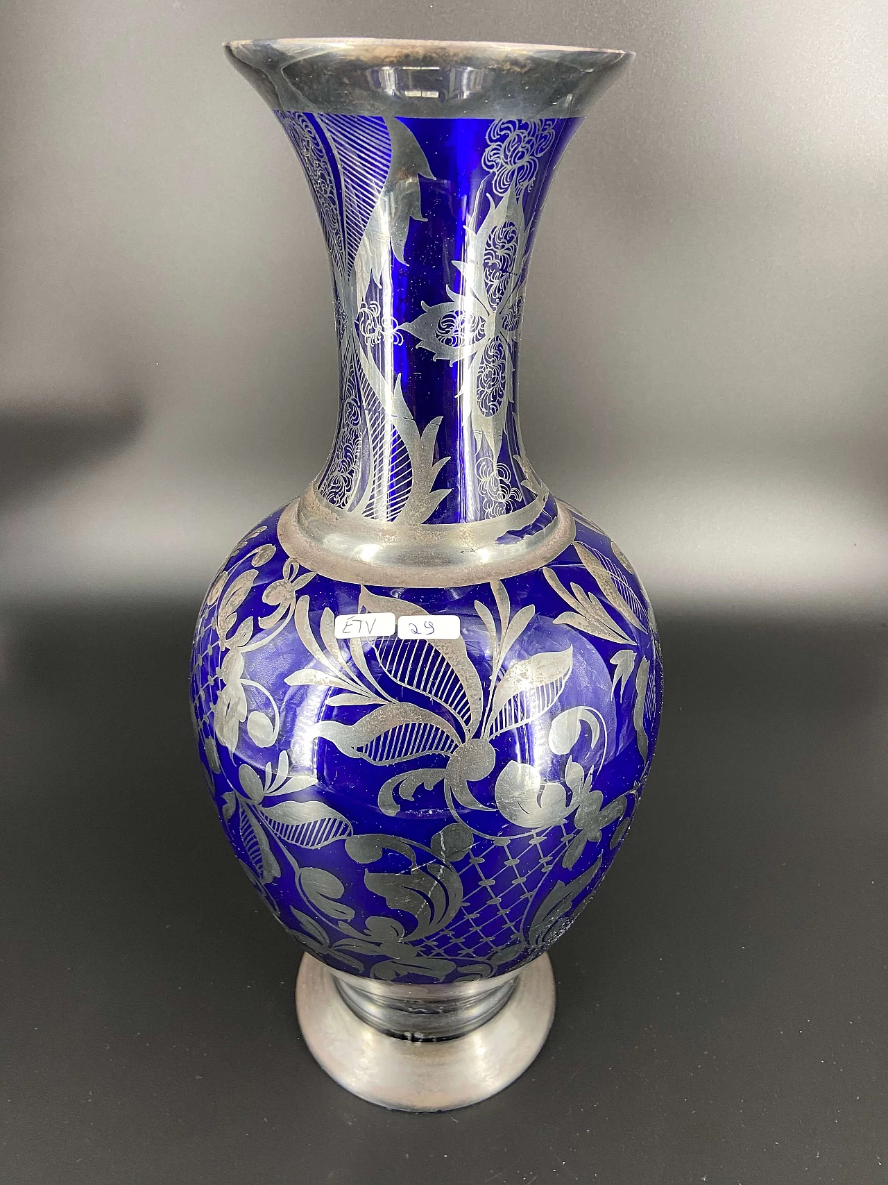 Cobalt blue Murano glass vase, 30s 1175802