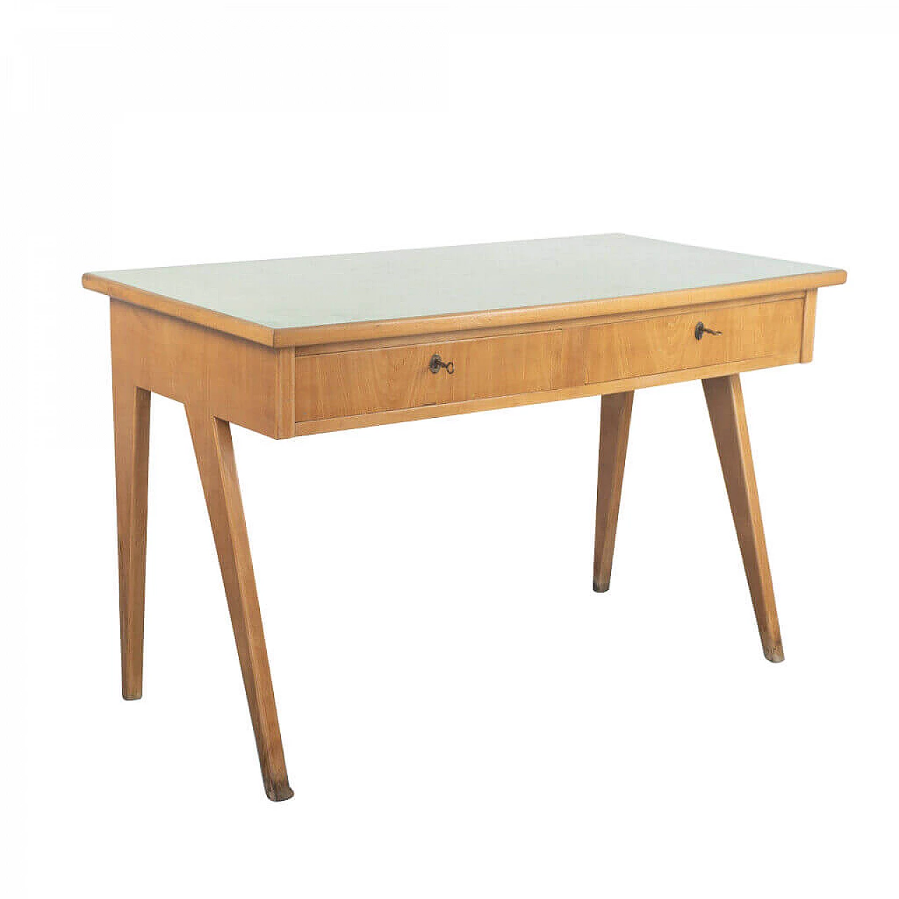 Scandinavian writing desk in wood and formica, 1960s 1176087