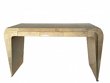 Italian parchment console table