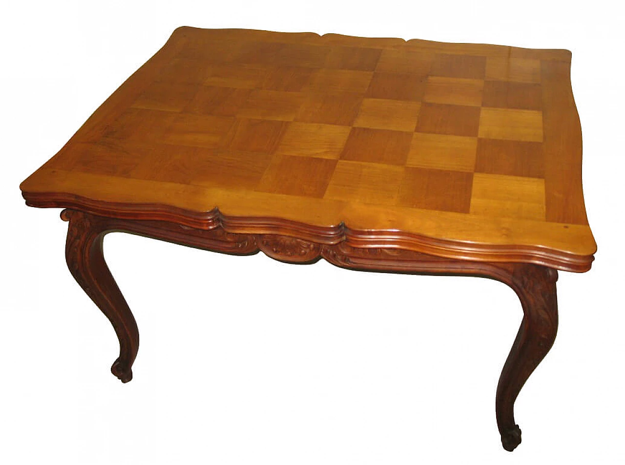 Extending cherry wood table, 1930s 1176384