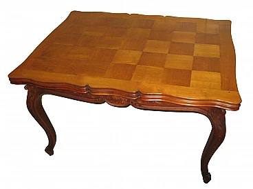 Extending cherry wood table, 1930s
