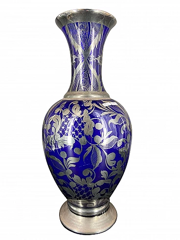 Cobalt blue Murano glass vase, 30s