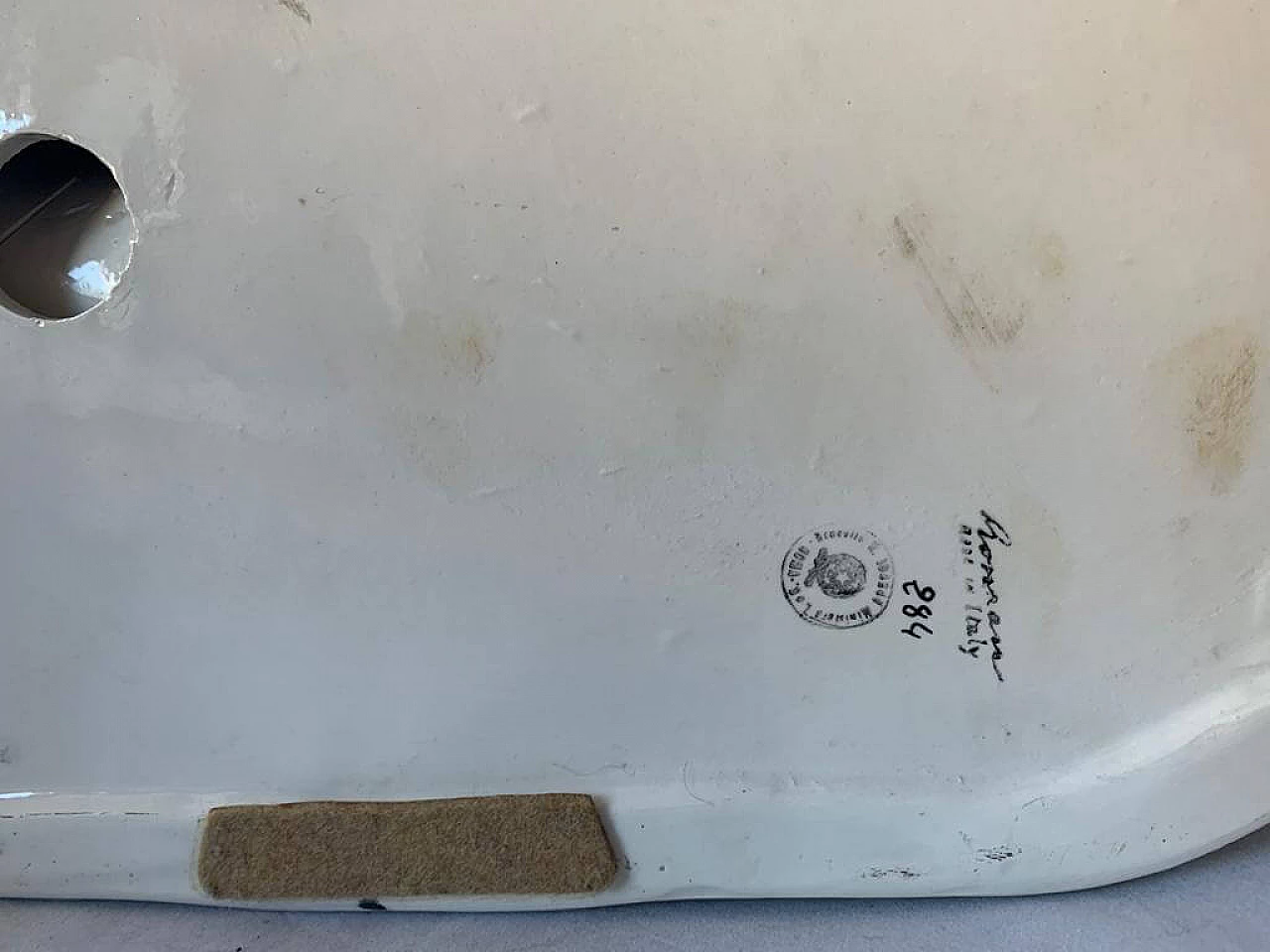 Ceramic sculpture of 2 horses by Ronzan, 1940s 1176521