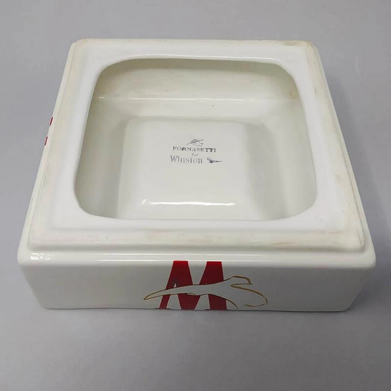 Svuotatasche in ceramica di Fornasetti per Winston, anni '70 1176901