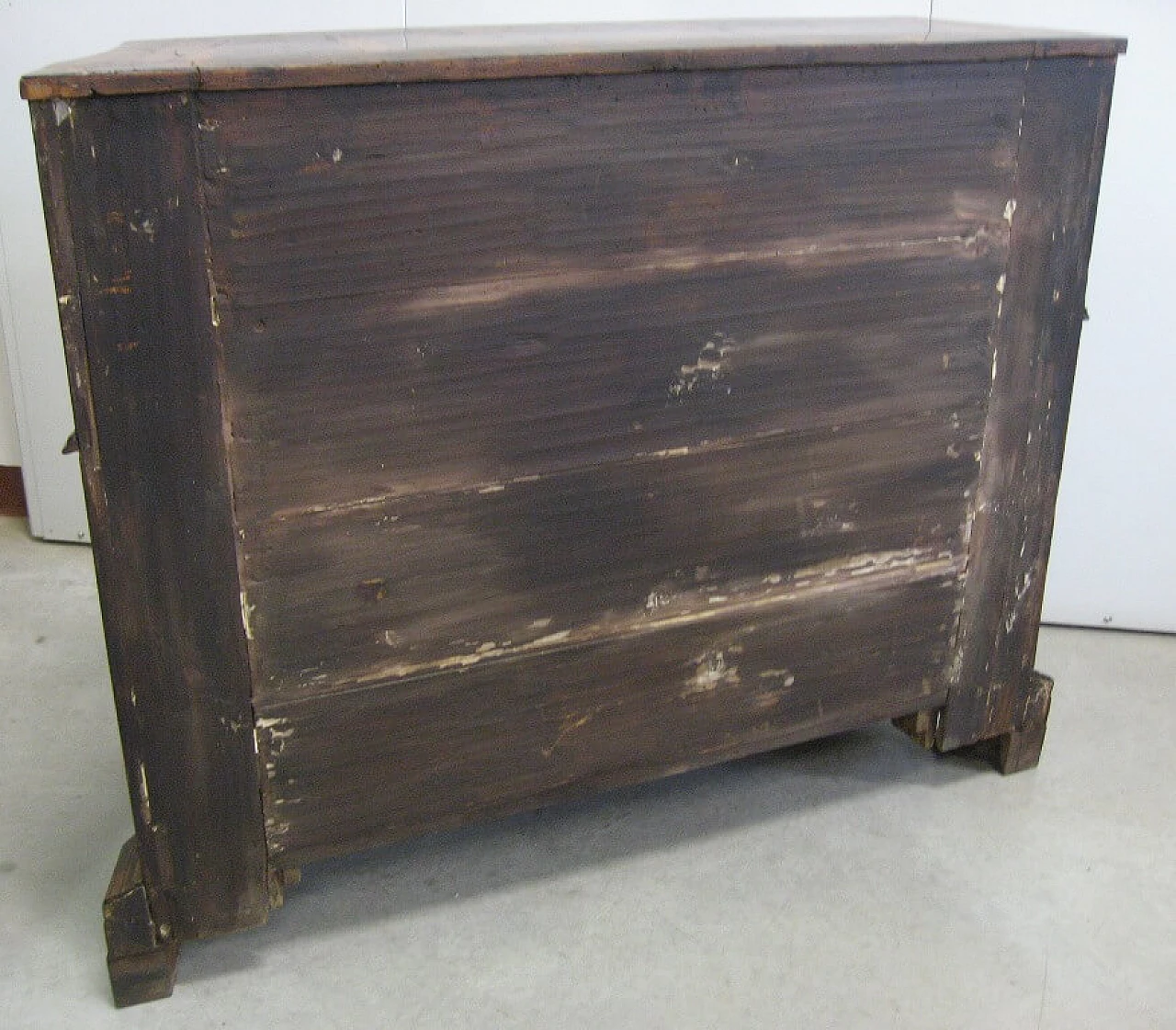 Antique shaped chest of drawers with drop down door, 20s 1176974