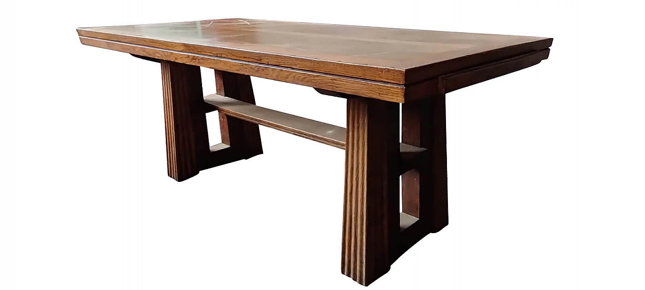 Extending wooden table, 40s 1177025