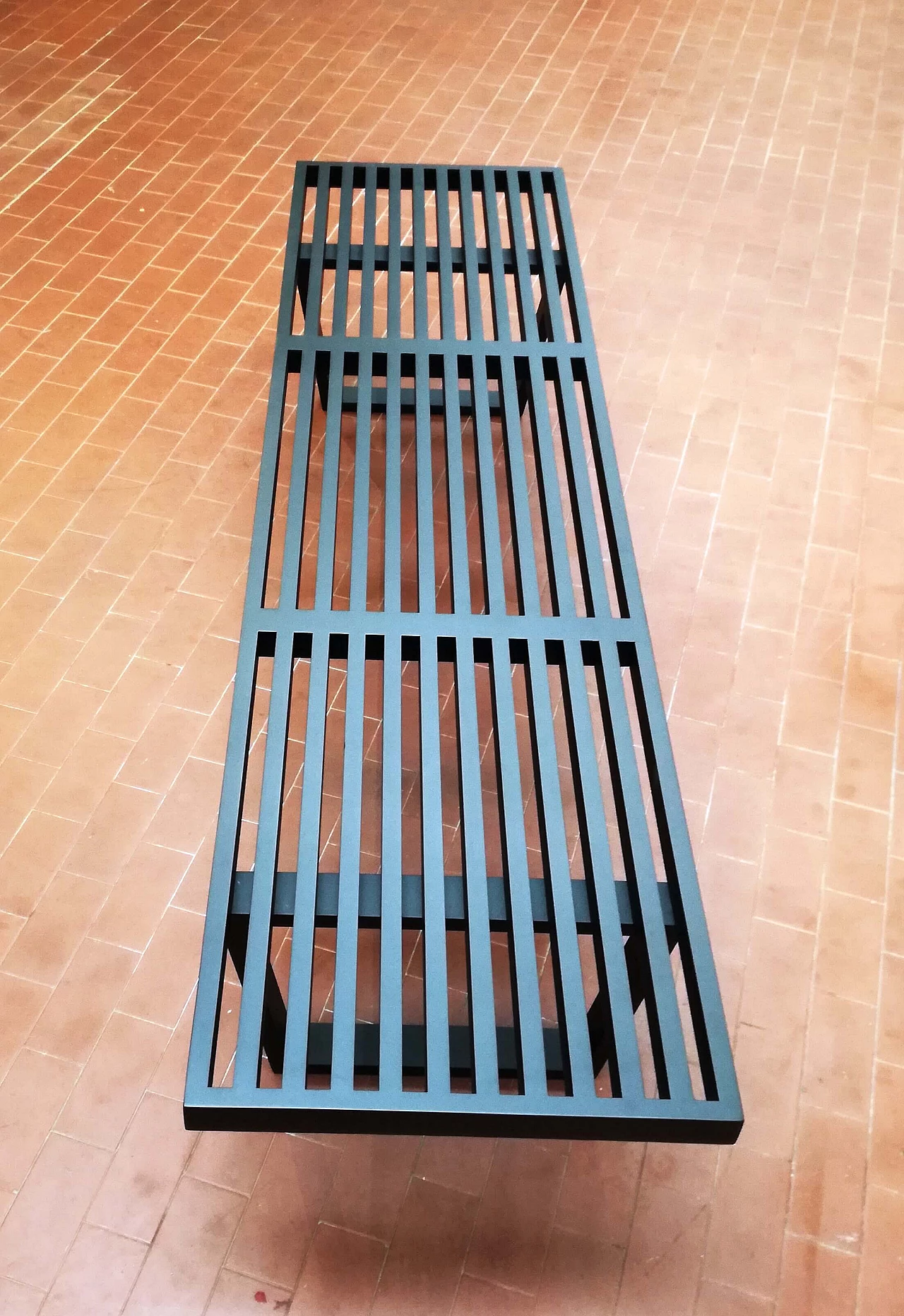 Panca in faggio laccato nero 1177034