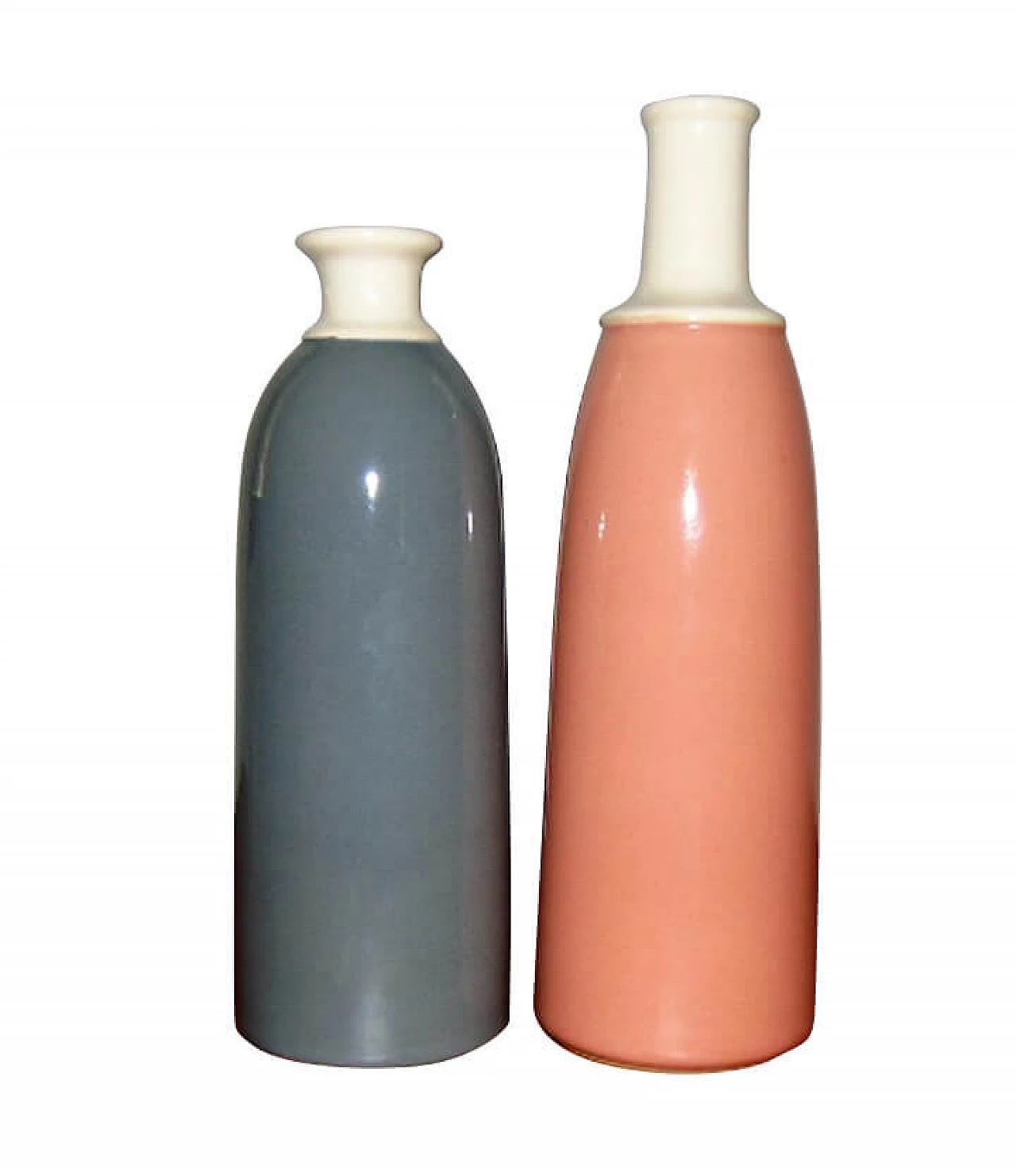 Coppia di vasi in ceramica di Franco Bucci, anni '80 1177338