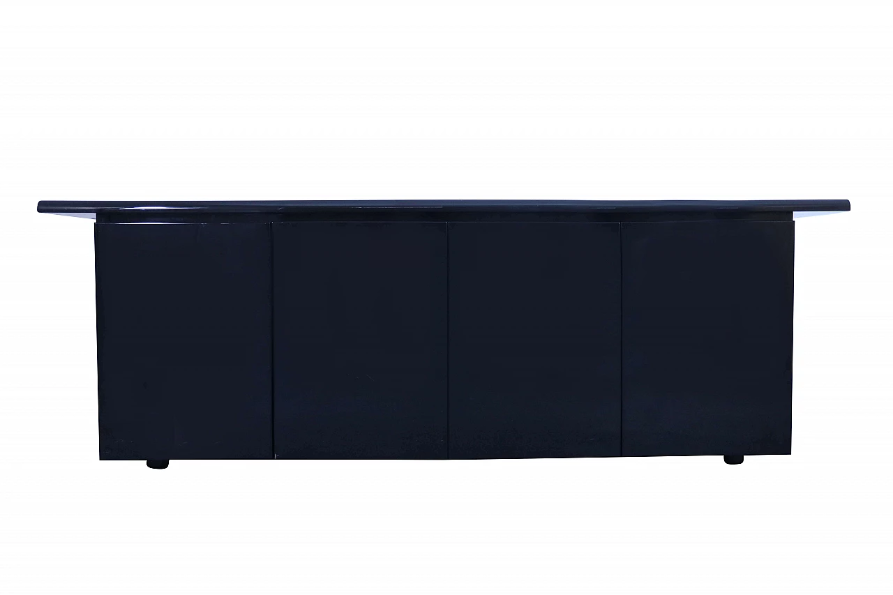 Glossy black sideboard Kazuhide Takahama style 1177658
