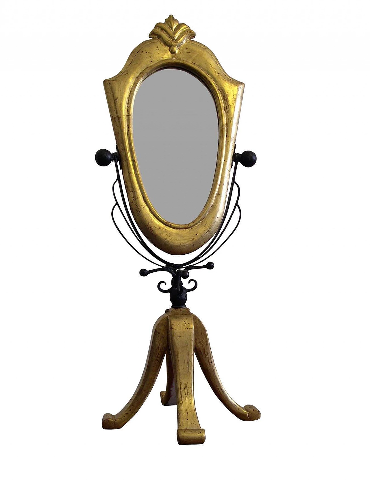 Specchierina basculante da tavolo, anni '70 1177815