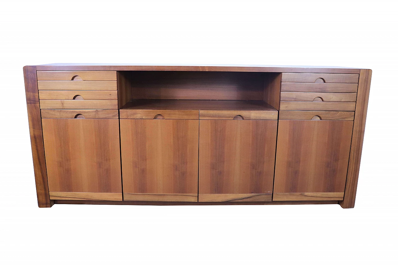Walnut sideboard in the style of Molteni 1177850