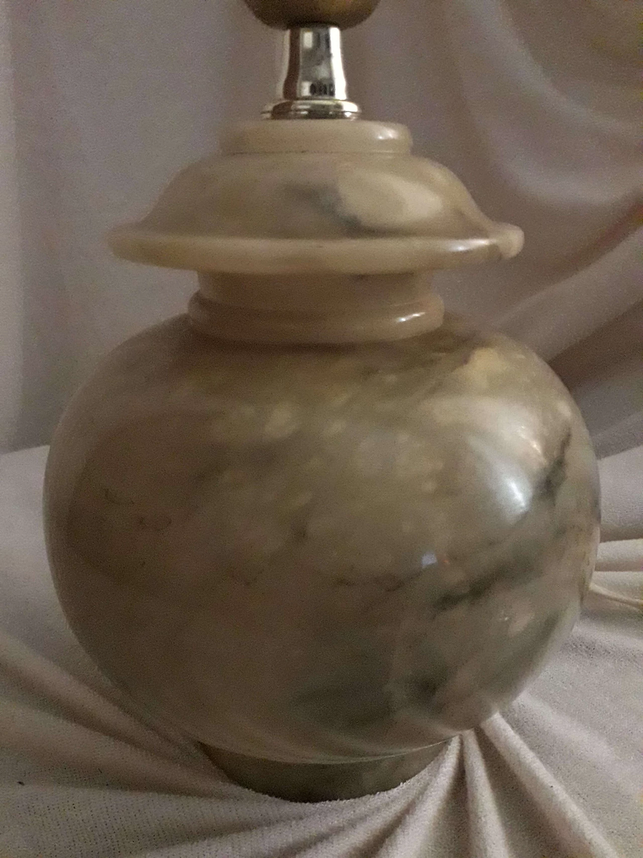 Table lamp in Volterra alabaster, 70s 1177890