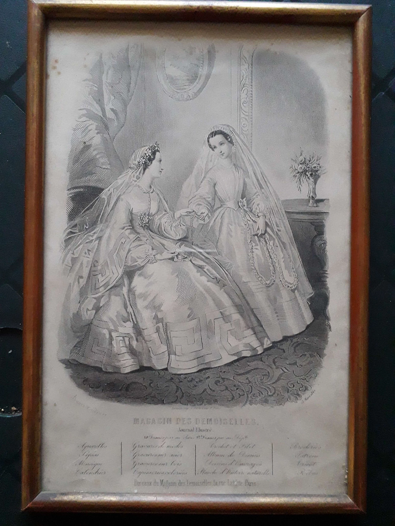 4 signed French prints depicting ladies, 800 1177914