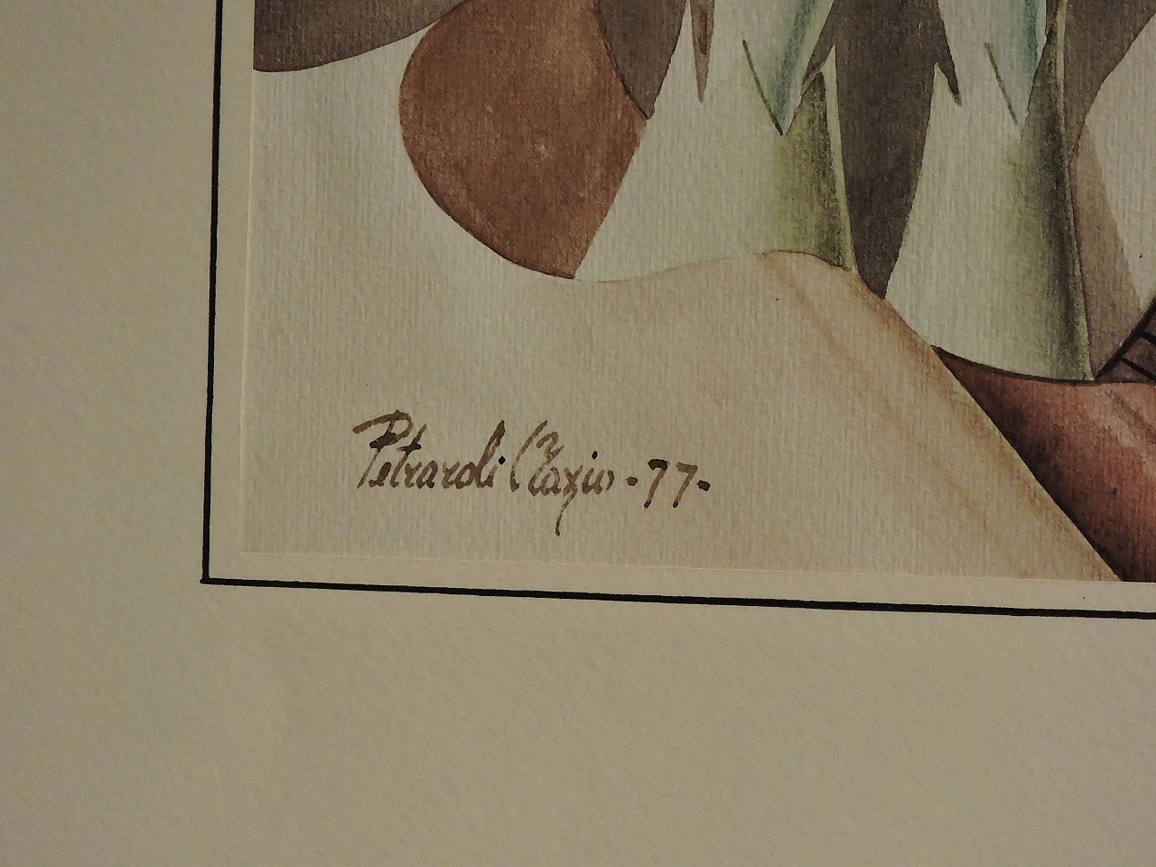 Acquerello su cartoncino realizzato dal Maestro Orazio Petraroli 1177934