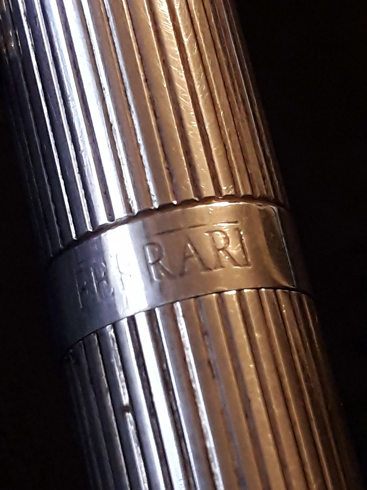 Ferrari silver stylographic pen 1177964