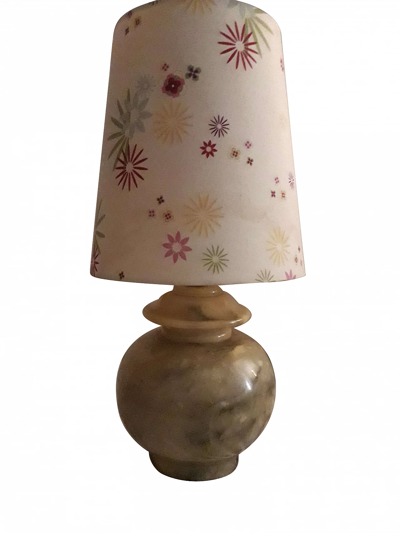 Table lamp in Volterra alabaster, 70s 1178531