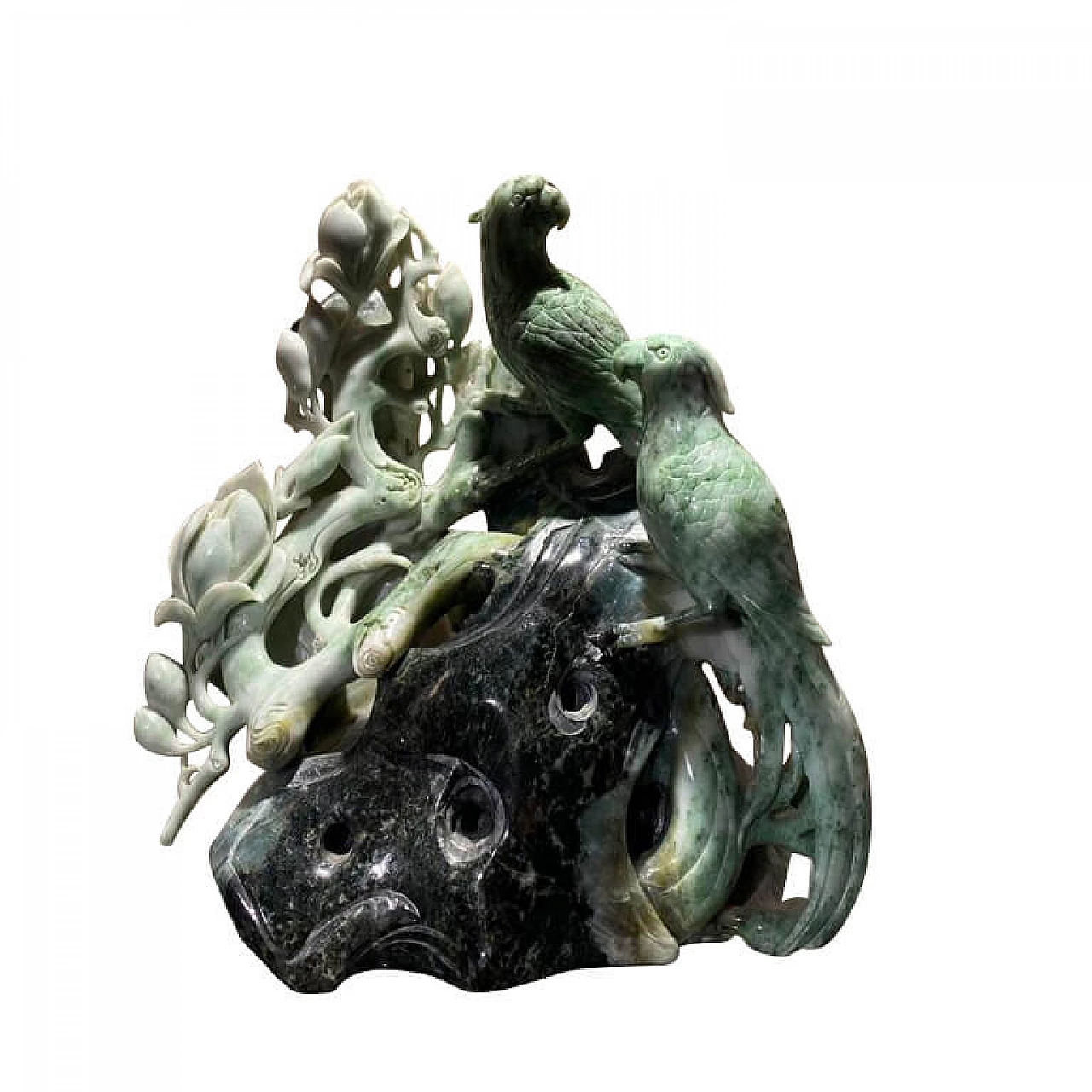 Gruppo in giadeite, Cina, anni '60 1178759