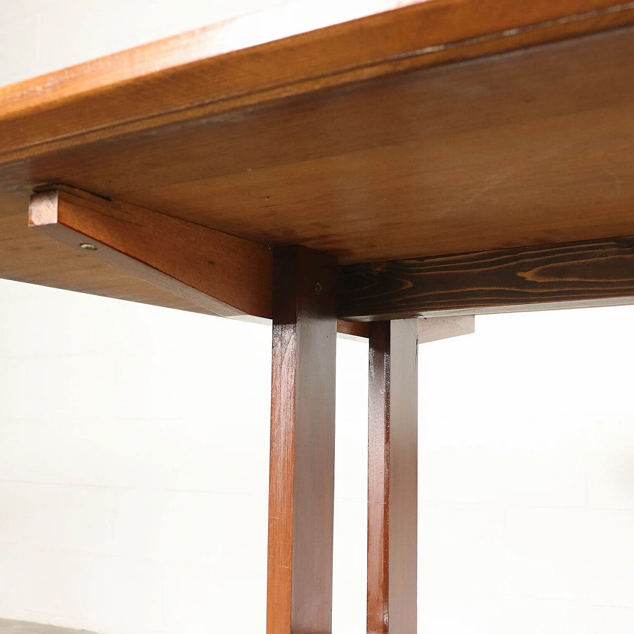 Teak veneer table, 60s 1179617
