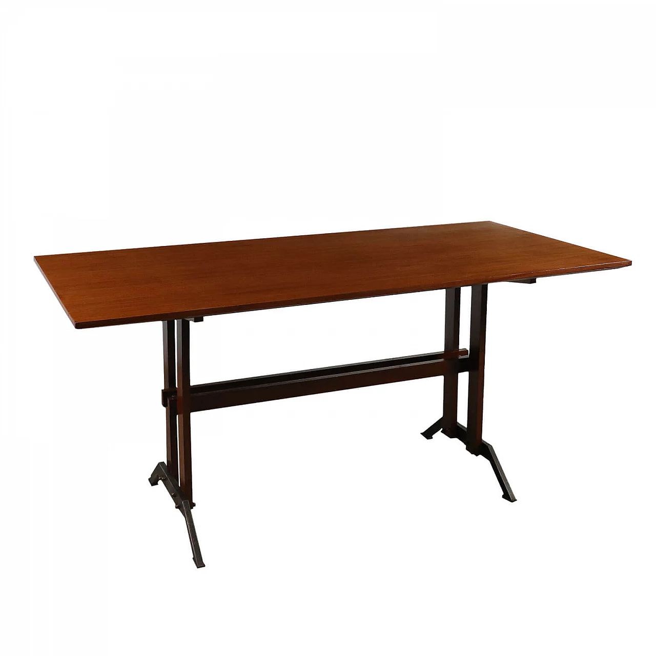 Teak veneer table, 60s 1179623