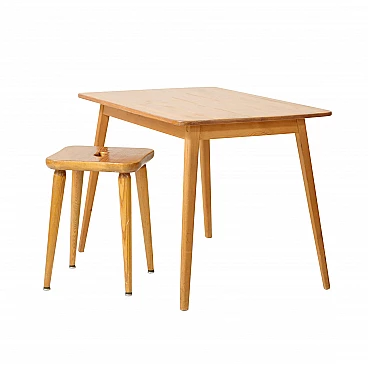 Desk and stool by Göran Malmvall, 50s