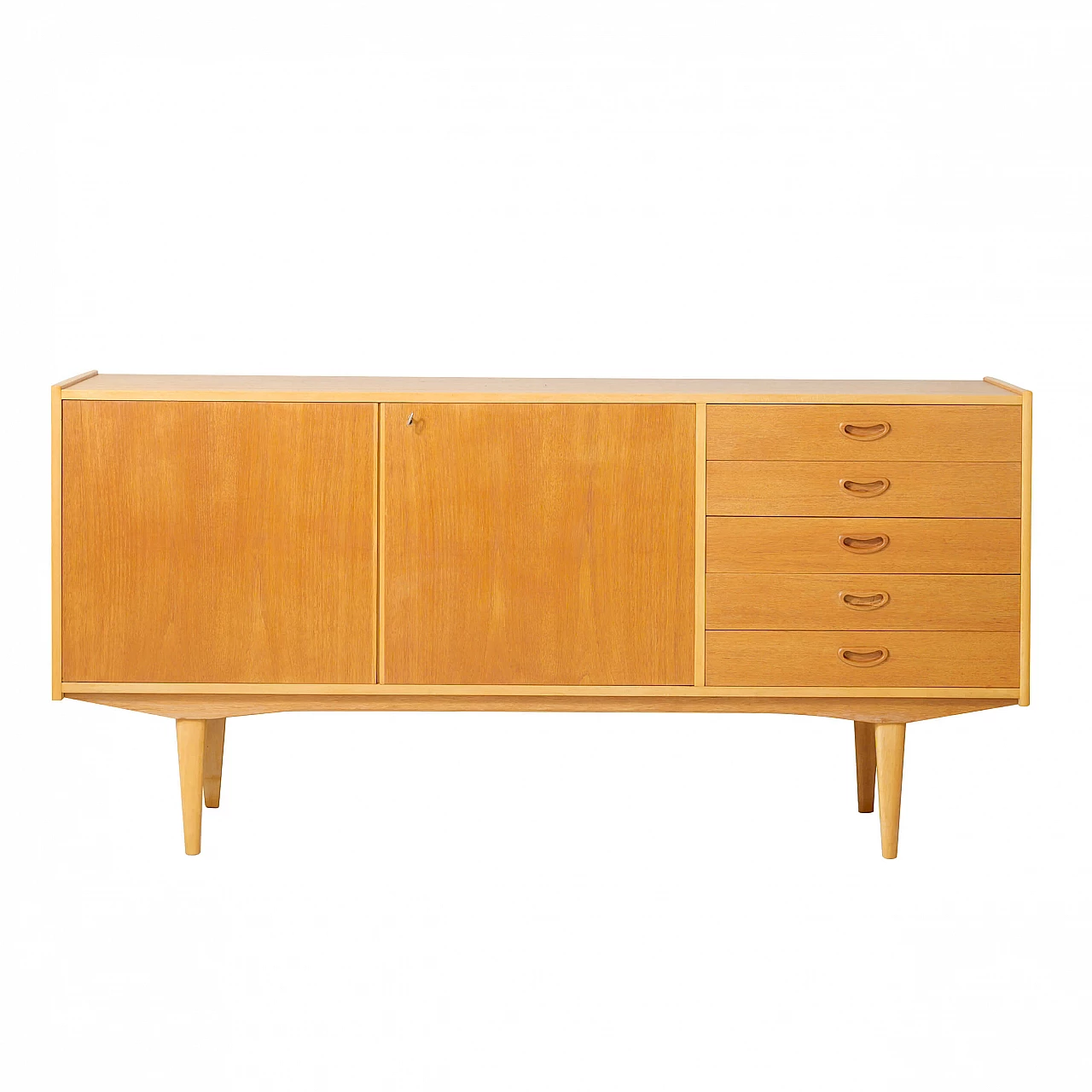 Credenza stile scandinavo in teak, anni '60 1179888